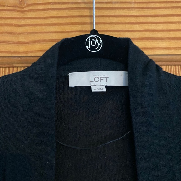 LOFT Belted Open Cardigan - Picture 3 of 4